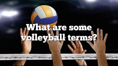 What are some volleyball terms?