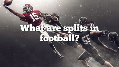 What are splits in football?