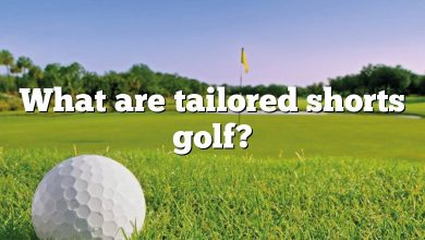 What are tailored shorts golf?