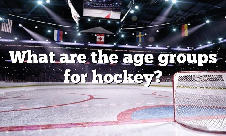 What are the age groups for hockey?