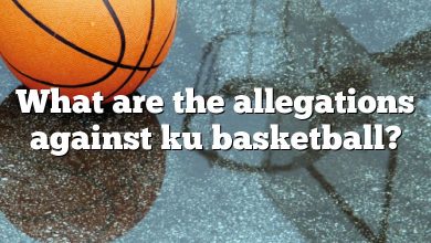 What are the allegations against ku basketball?