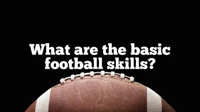 What are the basic football skills?