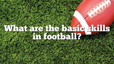 What are the basic skills in football?