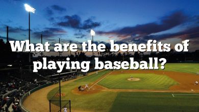 What are the benefits of playing baseball?