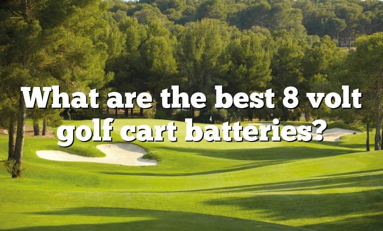 What are the best 8 volt golf cart batteries?