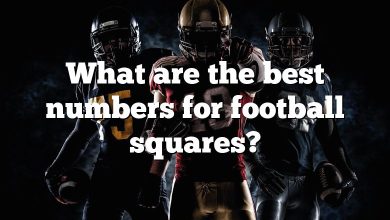 What are the best numbers for football squares?