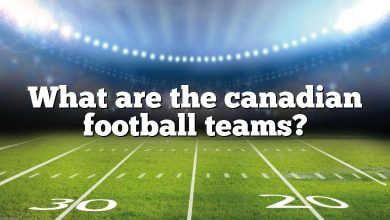 What are the canadian football teams?