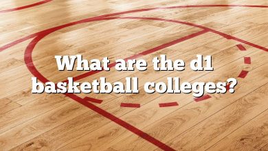 What are the d1 basketball colleges?