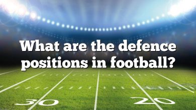 What are the defence positions in football?