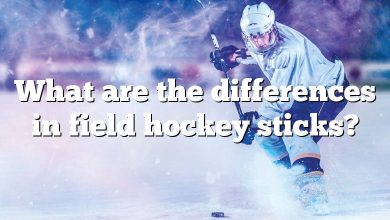 What are the differences in field hockey sticks?
