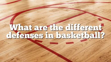 What are the different defenses in basketball?