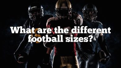 What are the different football sizes?