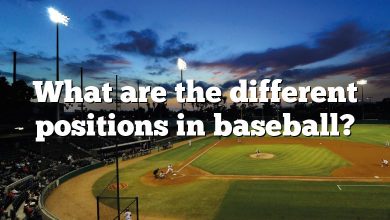 What are the different positions in baseball?