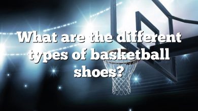 What are the different types of basketball shoes?