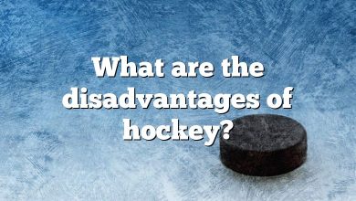 What are the disadvantages of hockey?