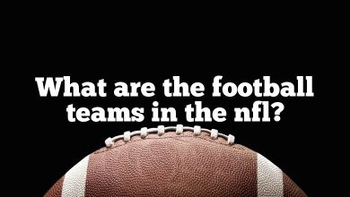 What are the football teams in the nfl?