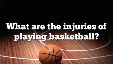 What are the injuries of playing basketball?