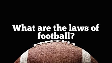 What are the laws of football?