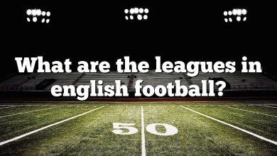 What are the leagues in english football?