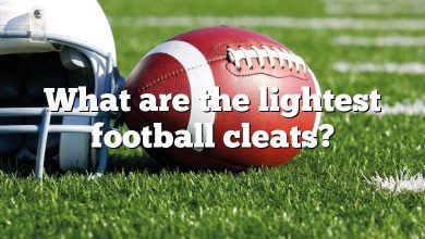 What are the lightest football cleats?
