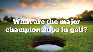 What are the major championships in golf?