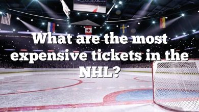 What are the most expensive tickets in the NHL?