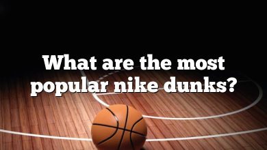 What are the most popular nike dunks?