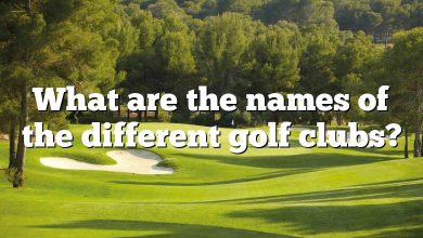 What are the names of the different golf clubs?