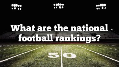 What are the national football rankings?