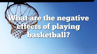 What are the negative effects of playing basketball?