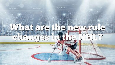 What are the new rule changes in the NHL?