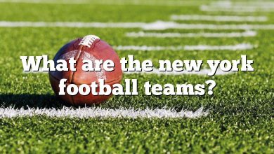 What are the new york football teams?