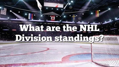 What are the NHL Division standings?