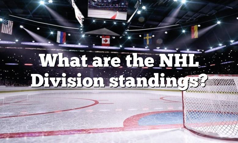 What are the NHL Division standings?