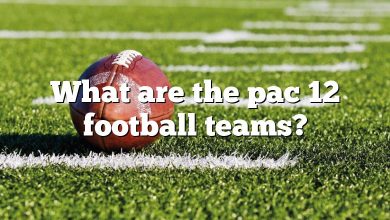 What are the pac 12 football teams?