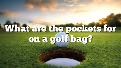 What are the pockets for on a golf bag?