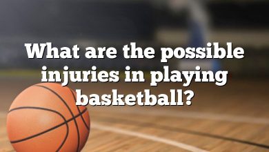What are the possible injuries in playing basketball?