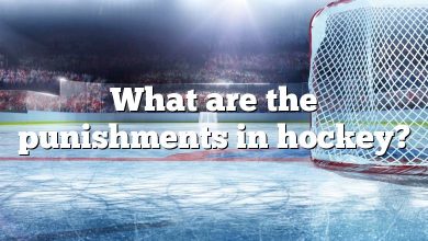 What are the punishments in hockey?