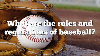 What are the rules and regulations of baseball?