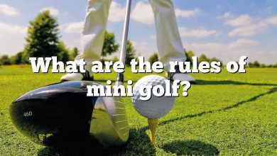 What are the rules of mini golf?