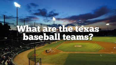 What are the texas baseball teams?