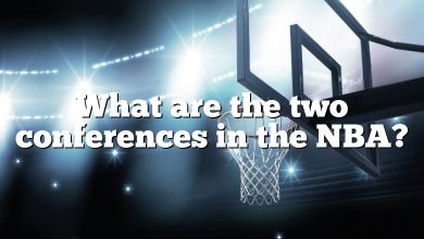 What are the two conferences in the NBA?