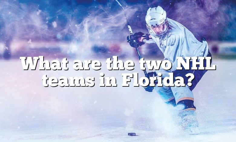 What are the two NHL teams in Florida?