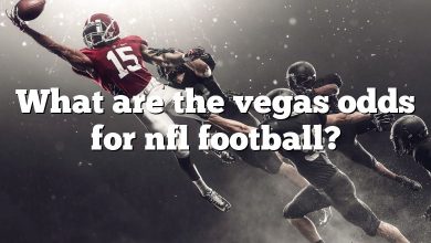 What are the vegas odds for nfl football?