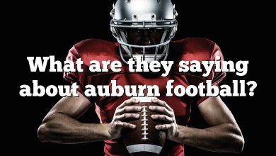 What are they saying about auburn football?