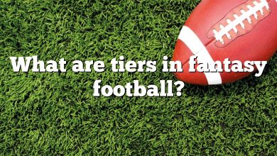 What are tiers in fantasy football?