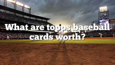 What are topps baseball cards worth?