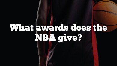 What awards does the NBA give?