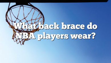 What back brace do NBA players wear?