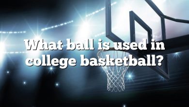 What ball is used in college basketball?